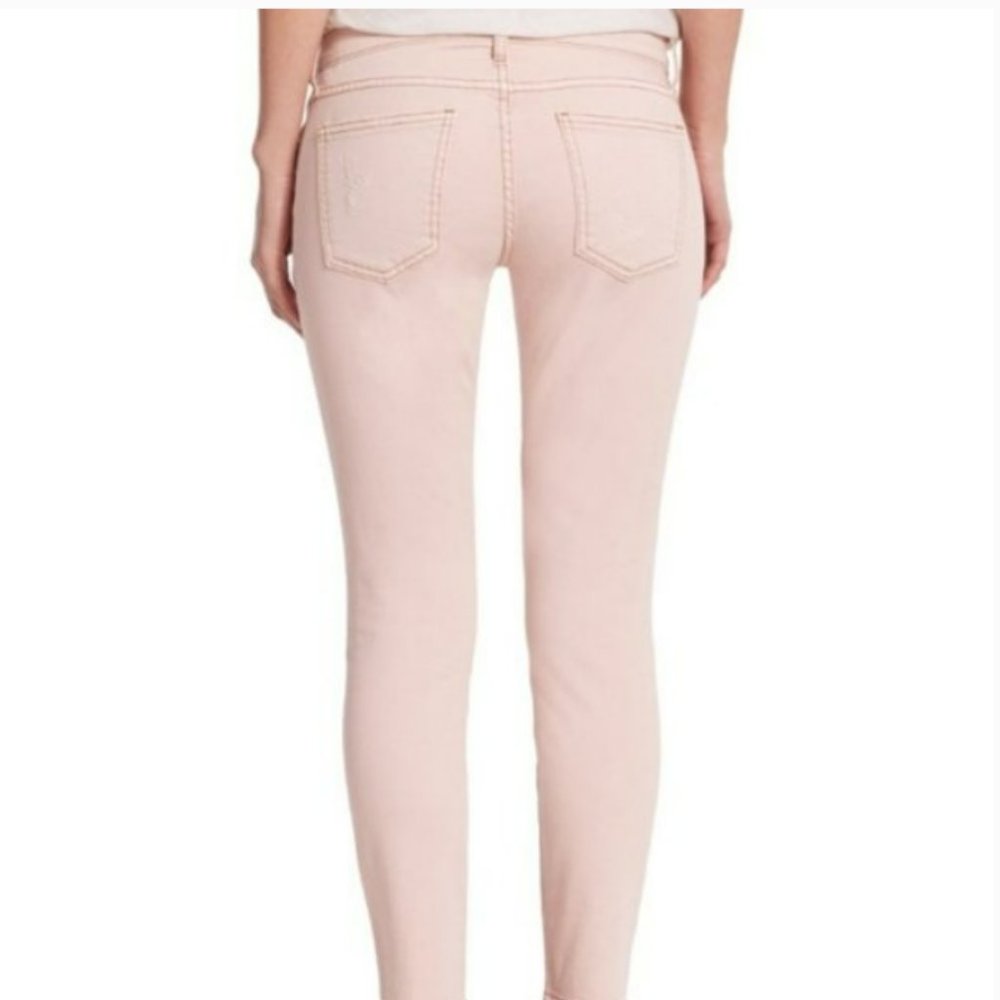 RARE Kensie Light Pink Stretch Effortless Ankle Midrise Jeans Size 8 / 29